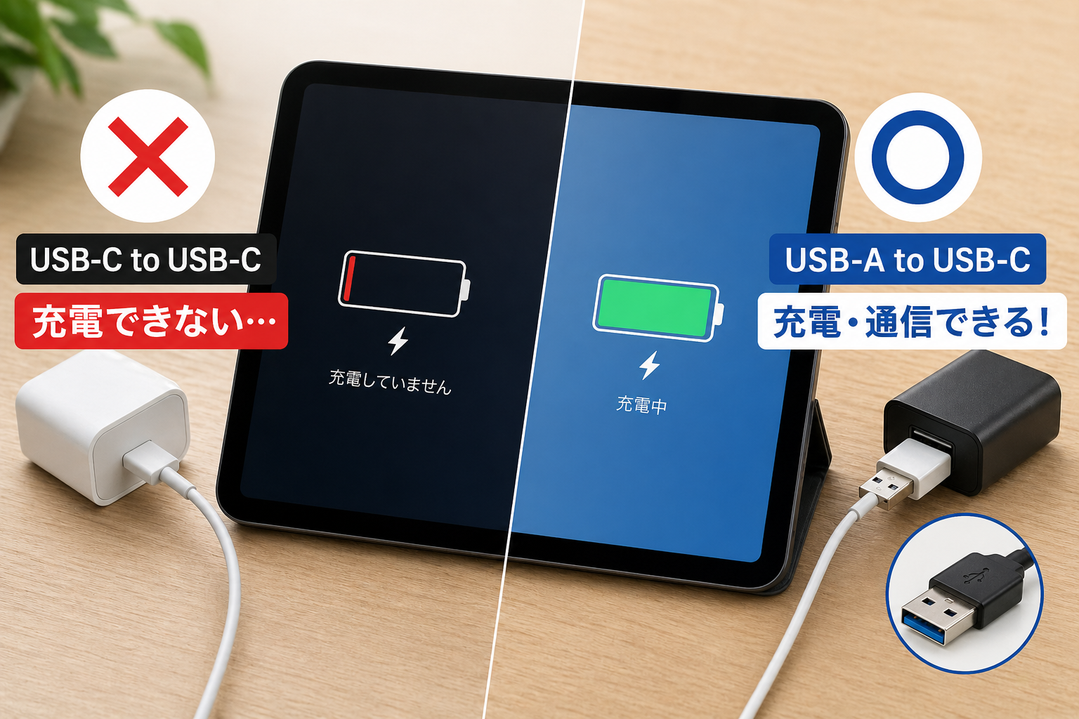 iPad ProがUSB-C充電器で充電できなくなった話